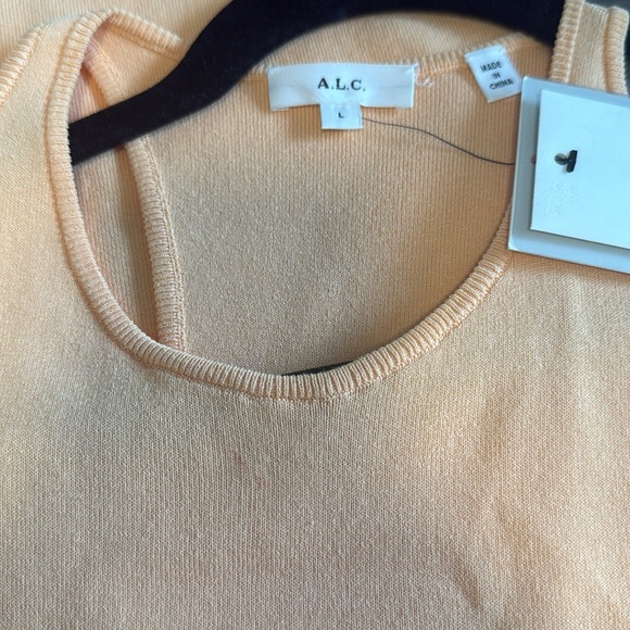 A.L.C. Marc Midi Dress - Squash Blossom, Sz L - Picture 5 of 9